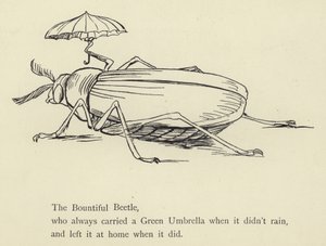 豊富なカブトムシ 作： Edward Lear